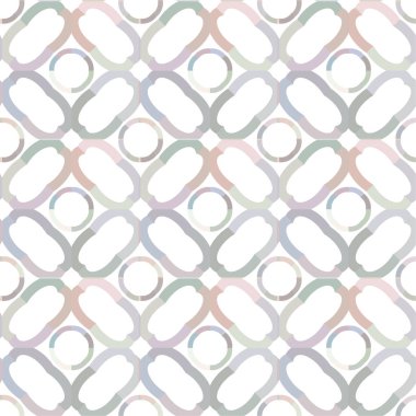 Geometrik süslemeli vektör deseni. Kusursuz tasarım dokusu.