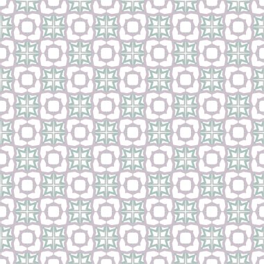 Geometrik yinelenen süs vektör deseni. Pastel tonları olan kusursuz tasarım dokusu