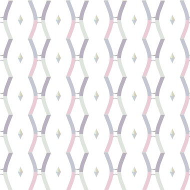 Geometrik süslemeli kusursuz desen. vektör illüstrasyonu