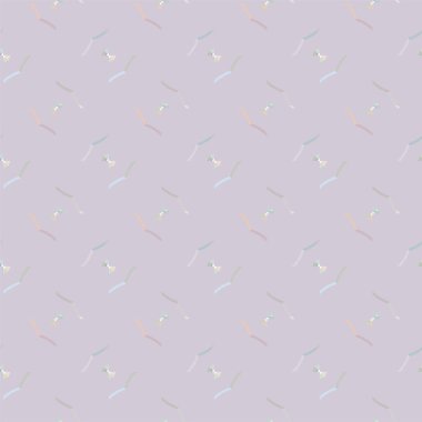 Geometrik yinelenen süs vektör deseni. Pastel tonları olan kusursuz tasarım dokusu