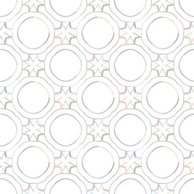 Geometrik süslemeli vektör deseni. Kusursuz tasarım dokusu