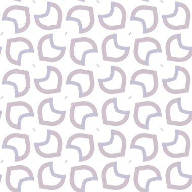 Geometrik yinelenen süs vektör deseni. Pastel tonları olan kusursuz tasarım dokusu