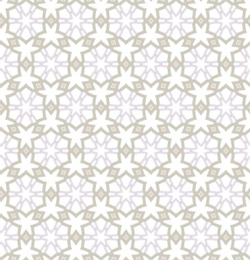 Geometrik süslemeli vektör deseni. Kusursuz tasarım dokusu 