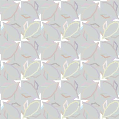 Soyut geometrik şekilli kusursuz desen
