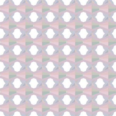 Geometrik süslemeli vektör deseni. Kusursuz tasarım dokusu 