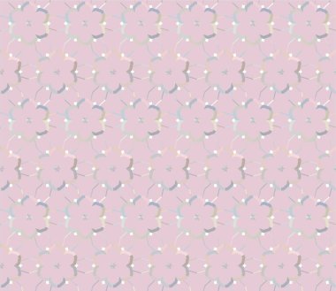 Geometrik süslemeli vektör deseni. Kusursuz tasarım dokusu 