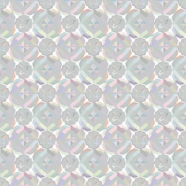 Geometrik süslemeli kusursuz desen. vektör illüstrasyonu