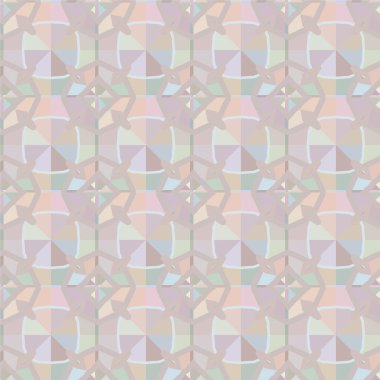 Geometrik süslemeli vektör deseni. Kusursuz tasarım dokusu.