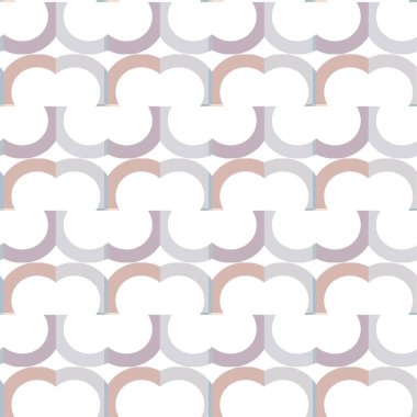 Geometrik süslemeli kusursuz desen. vektör illüstrasyonu