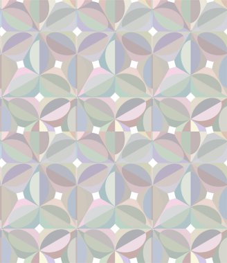 Geometrik süslemeli vektör deseni. Kusursuz tasarım dokusu