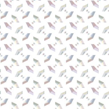 Geometrik süslemeli vektör deseni. Kusursuz tasarım dokusu 
