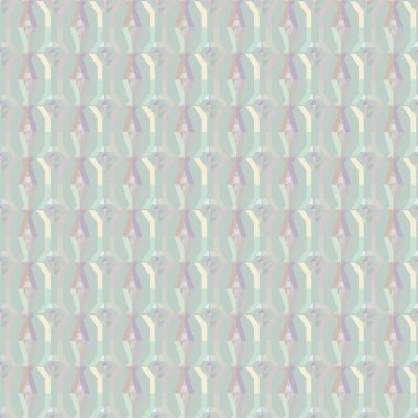 Soyut geometrik şekilli kusursuz desen