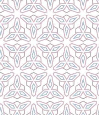 Geometrik süslemeli kusursuz desen. vektör illüstrasyonu
