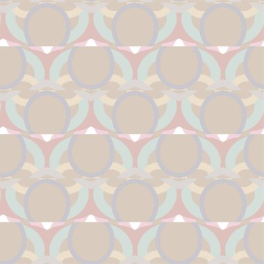 Geometrik süslemeli vektör deseni. Kusursuz tasarım dokusu