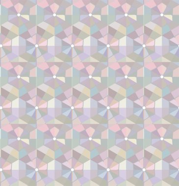 Geometrik süslemeli vektör deseni. Kusursuz tasarım dokusu 