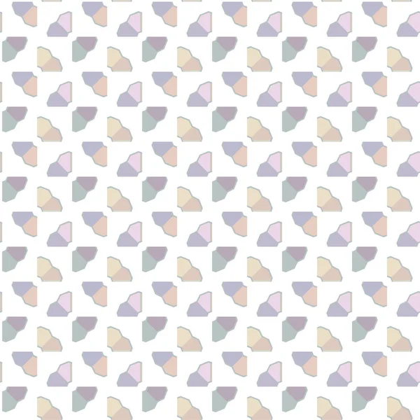 Geometrický Opakující Ornamentální Vektorový Obrazec Bezešvé Designové Textury Pastelovými Odstíny — Stockový vektor