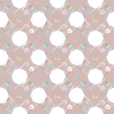 Geometrik süslemeli vektör deseni. Kusursuz tasarım dokusu 