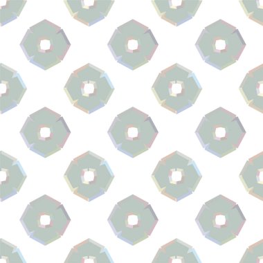 Geometrik süslemeli vektör deseni. Kusursuz tasarım dokusu 