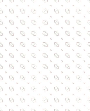 Geometrik süslemeli vektör deseni. Kusursuz tasarım dokusu.