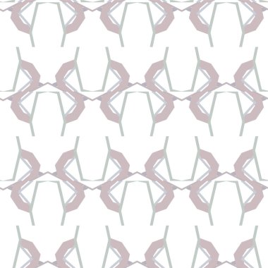 Geometrik süslemeli vektör deseni. Kusursuz tasarım dokusu