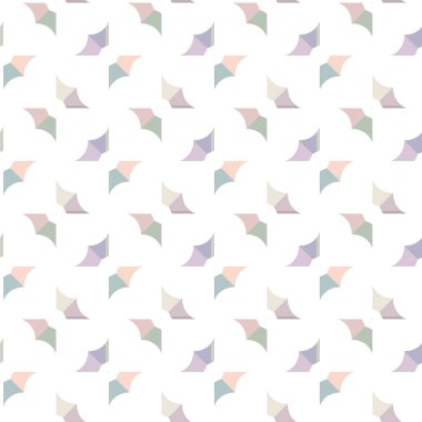 Geometrik süslemeli vektör deseni. Kusursuz tasarım dokusu