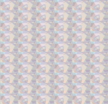 Geometrik süslemeli kusursuz desen. vektör illüstrasyonu