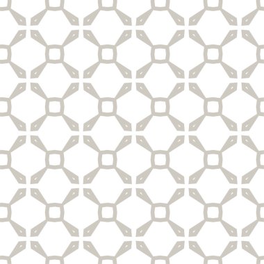 Geometrik süslemeli vektör deseni. Kusursuz tasarım dokusu