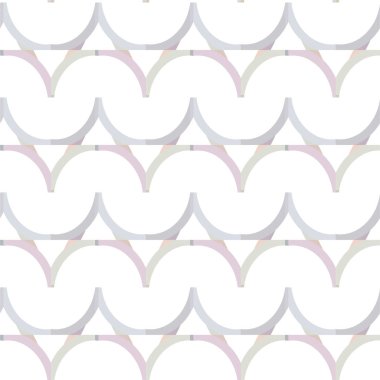 Geometrik süslemeli vektör deseni. Kusursuz tasarım dokusu 