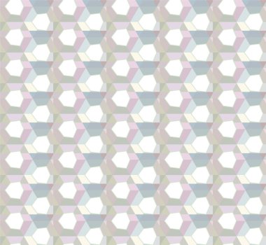 Soyut geometrik şekilli kusursuz desen