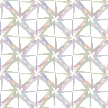 Geometrik süslemeli vektör deseni. Kusursuz tasarım dokusu 