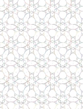 Geometrik süslemeli vektör deseni. Kusursuz tasarım dokusu 