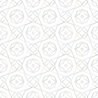 Geometrik yinelenen süs vektör deseni. Pastel tonları olan kusursuz tasarım dokusu