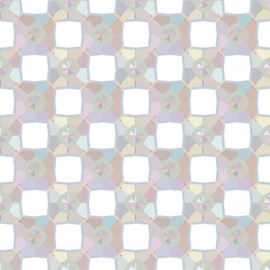 Soyut geometrik şekilli kusursuz desen