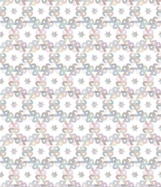 Soyut geometrik şekilli kusursuz desen