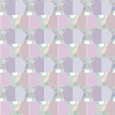 Soyut geometrik şekilli kusursuz desen