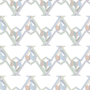 Geometrik süslemeli kusursuz desen. vektör illüstrasyonu