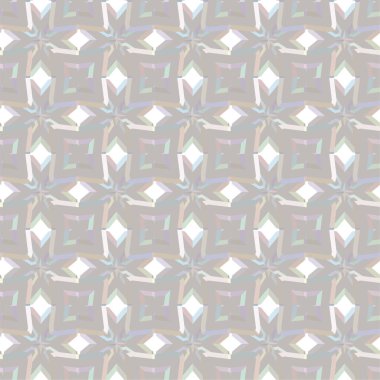 Geometrik süslemeli kusursuz desen. vektör illüstrasyonu