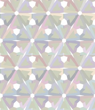 Soyut geometrik şekilli kusursuz desen