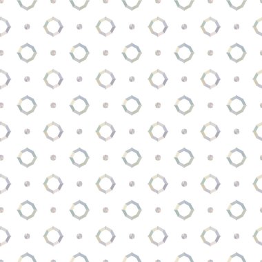 Geometrik süslemeli vektör deseni. Kusursuz tasarım dokusu 