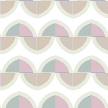 Geometrik süslemeli vektör deseni. Kusursuz tasarım dokusu 