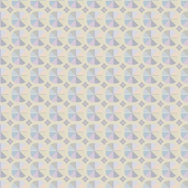 Geometrik süslemeli vektör deseni. Kusursuz tasarım dokusu