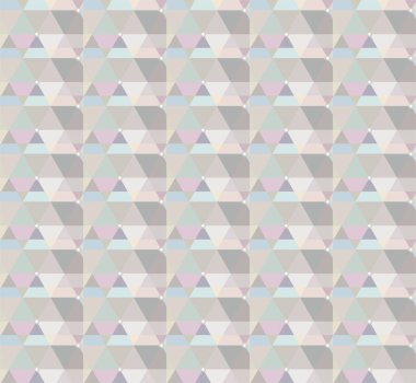 Geometrik yinelenen süs vektör deseni. Pastel tonları olan kusursuz tasarım dokusu