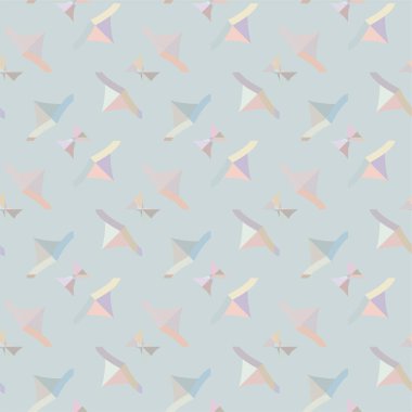 Geometrik süslemeli kusursuz desen. vektör illüstrasyonu