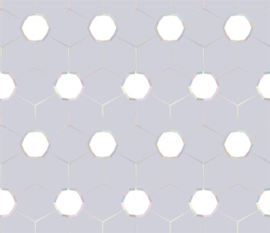 Soyut geometrik şekilli kusursuz desen