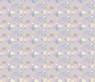 Geometrik süslemeli vektör deseni. Kusursuz tasarım dokusu