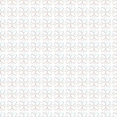 Geometrik süslemeli vektör deseni. Kusursuz tasarım dokusu 