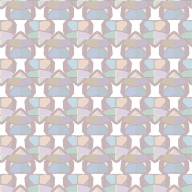 Geometrik süslemeli kusursuz desen. vektör illüstrasyonu