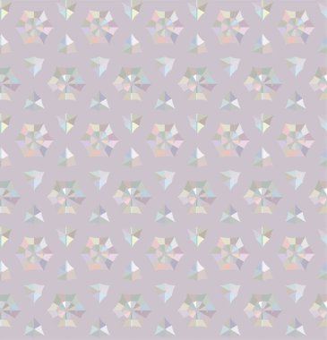 Geometrik süslemeli vektör deseni. Kusursuz tasarım dokusu