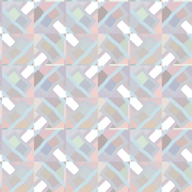 Geometrik süslemeli vektör deseni. Kusursuz tasarım dokusu 