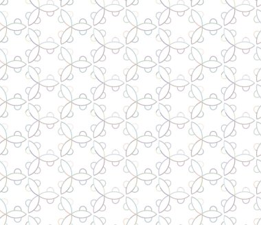 Geometrik süslemeli kusursuz desen. vektör illüstrasyonu